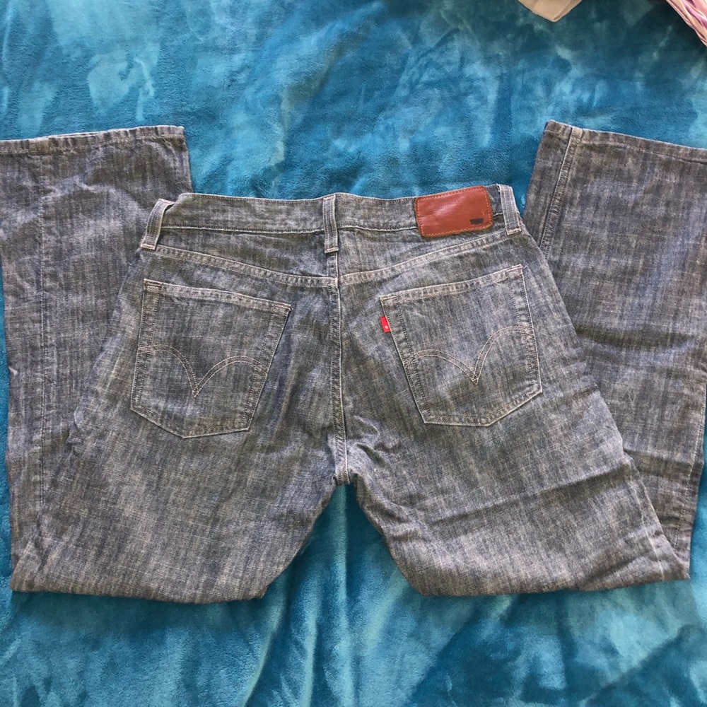 Levi’s Gray Faded Slim Straight Waist 36